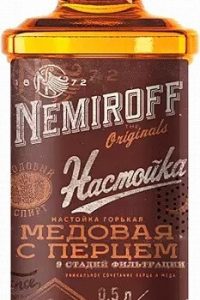 Водка Немирофф медовая 3 перца 0.5L